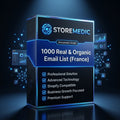 1000 Real & Organic Email List ( France )