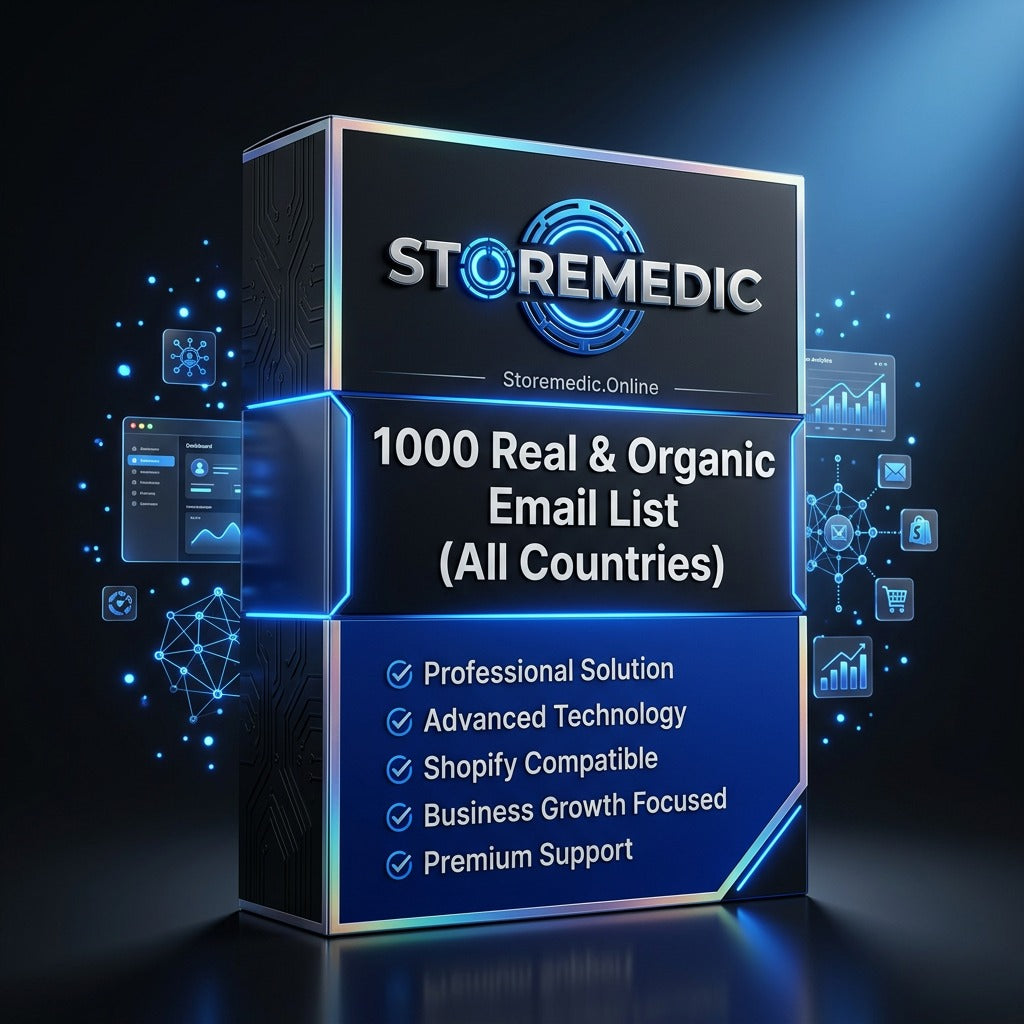1000 Real & Organic Email List ( All Countries Mixed )
