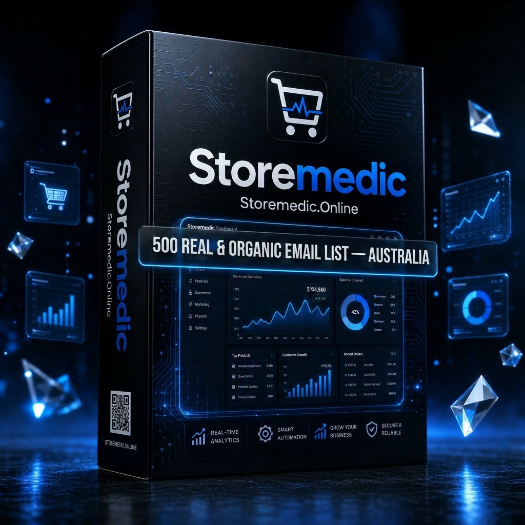 500 Real & Organic Email List ( Australia )